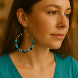 Boucles d'oreilles créoles