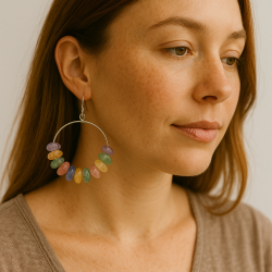 Boucles d'oreilles créoles